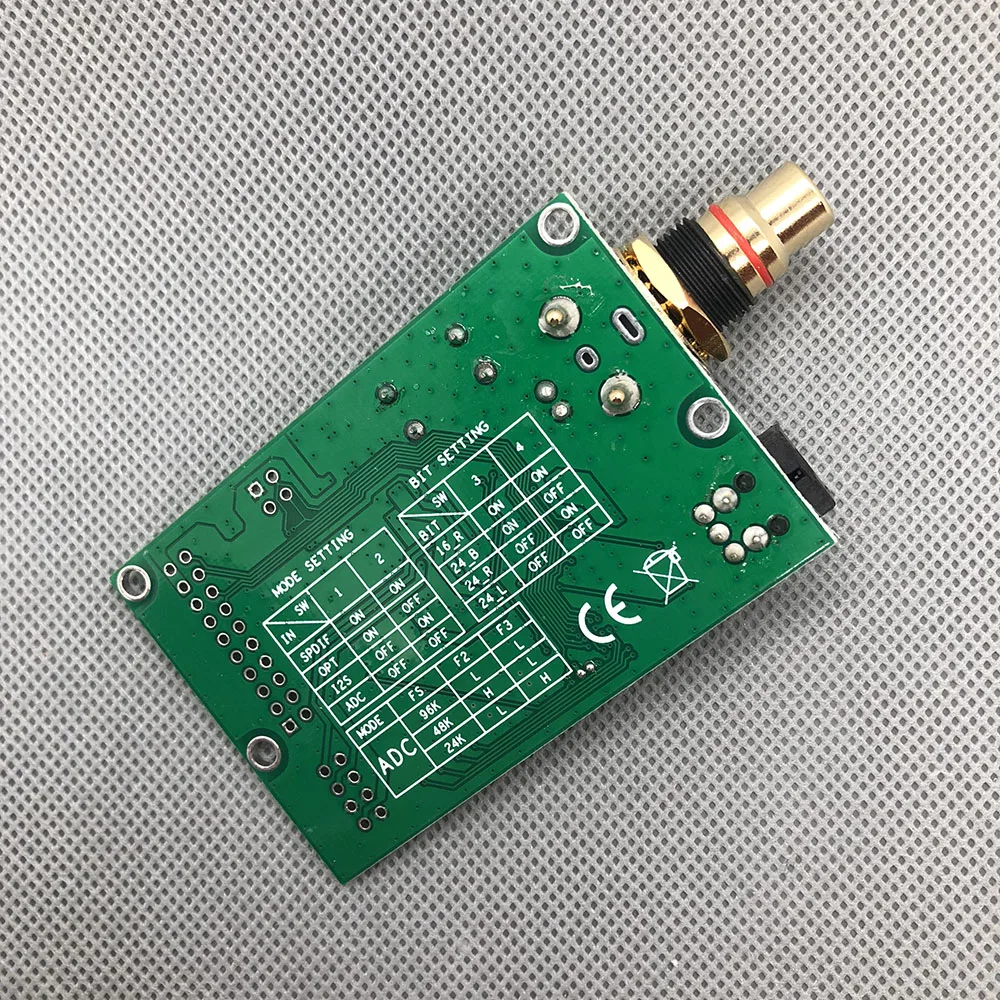 Nvarcher I2S IIS Optical Coaxial Analog Audio Signal Processing Conversion Switch Board for Amanero Italian USB Interface
