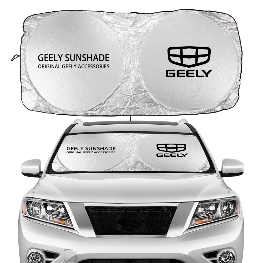 Folding Car Windshield Cover For Geely Geometry C Monjaro Emgrand ec7  Tugella Coolray Atlas Pro Car Accessories