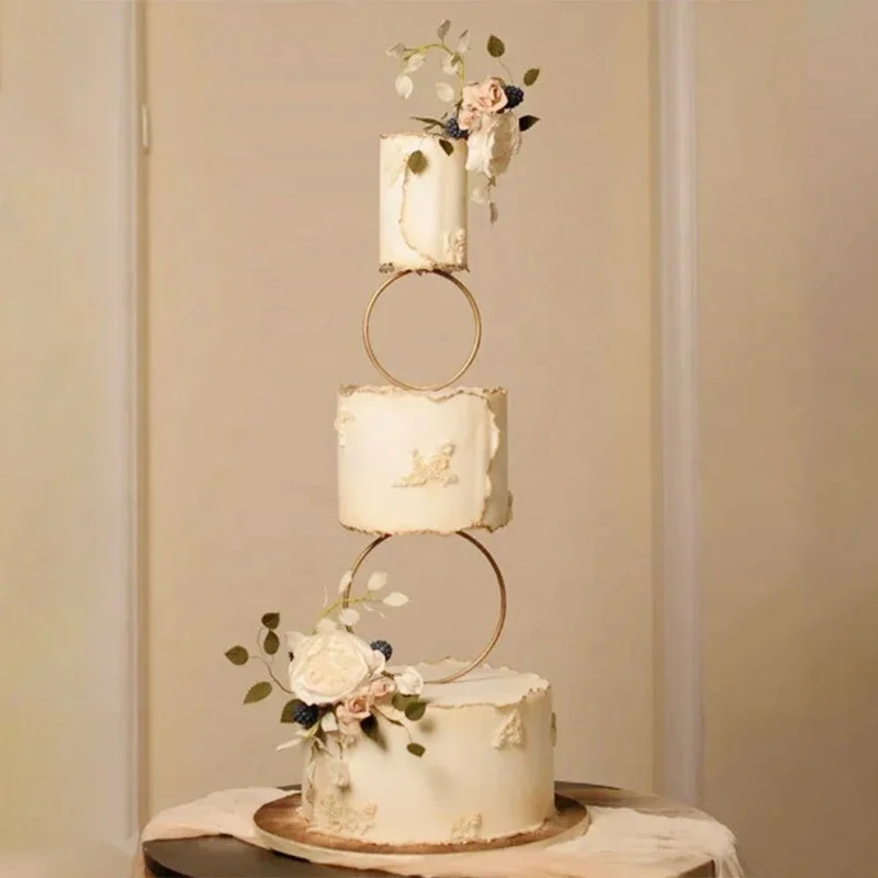 Metal-Floating-Cake-Holder-Small-Cute-Party-Cake-Tiers-Stand-Dessert ...