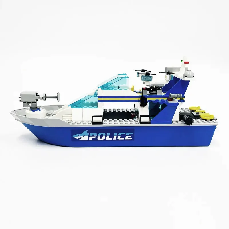 Building blocks children's City Series 60277 Police Patrol Boat