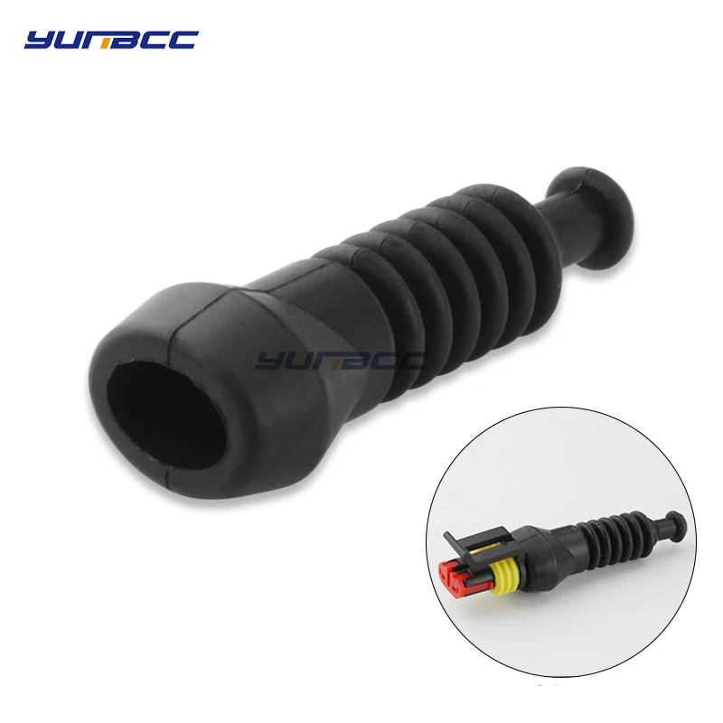 Connettori Impermeabili Per Auto 2 Vie - 10 Pezzi In Silicone - Copertura Antipolvere Per Cavi - Foto 4