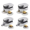 4Pcs 23mm Shower Door Rollers Sliding Shower Doors Wheels Replacement Roller Runner Wheel (2 Top & 2 Bottom ) 1