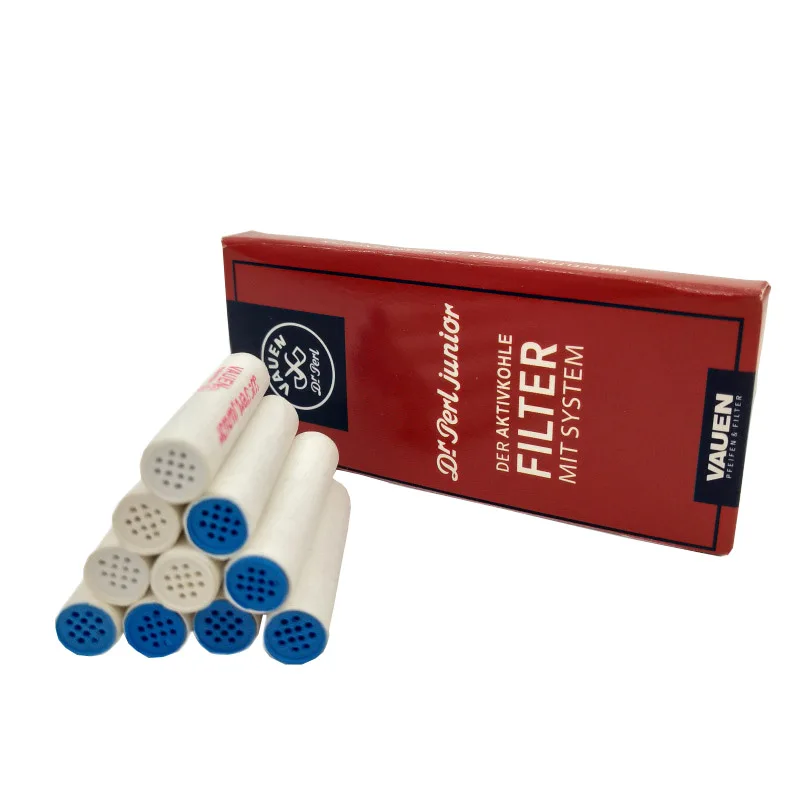 10pcs 9mm Tobacco Smoking Pipe Filters Active Charcoal Filter Smoking Pipe Filter Activated