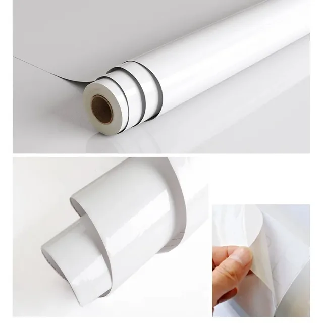 กระดาษกาวสําหรับ Wall Papers ตกแต่งบ้านวอลล์เปเปอร์แผ่น Self-กาวกระดาษเฟอร์นิเจอร์สติ๊กเกอร์ติดผนังกันน้ําสติกเกอร์ห้อง 1