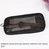 New Mesh Transparent Cosmetic Bags Small Large Clear Black Makeup Bag Portable Travel Toiletry Organizer Lipstick Storage Pouch 3
