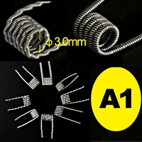48PCS/Box 3.0mm High Quantity PreBuild Coils DIY Alien Fused Clapton/Flat/Mix Twisted/Hive/Quad/Tiger Watercolor Accessary 1