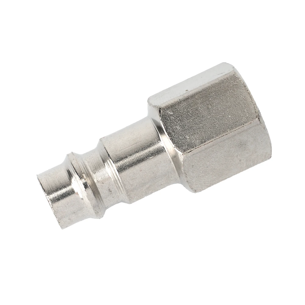 

Euro Male Quick Release Fittings Accessories Air Line Compressor Connect Hose Silver Thread With Female Coupler