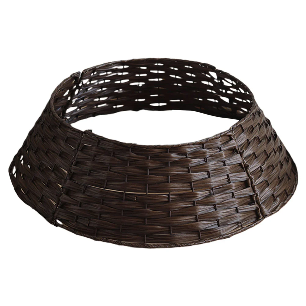 

Tree Skirt Christmas Baskets Xmas Christmas-tree Collar Plastic Large Farmhouse Decorative