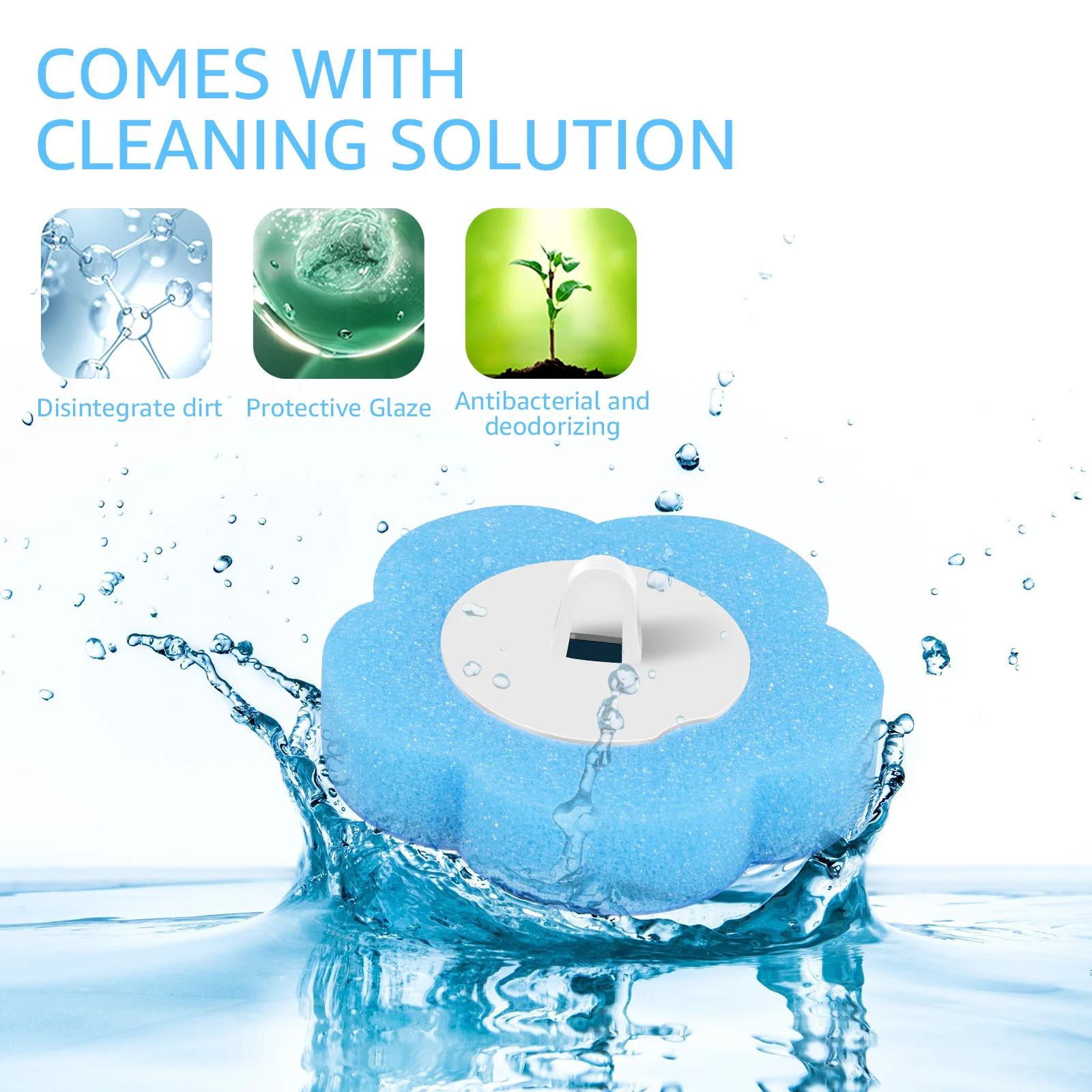 Kit de limpieza de cabezal de repuesto desechable, cepillo de inodoro de mango largo, herramienta de accesorios para Wc, 18/36 piezas - Imagen 4