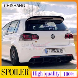 For VW Golf 6 MK6 VI GTI & R20 2010-2013 for Standard O Style High Quality Roof Spoiler Wing Lip Rear Trunk Spoiler