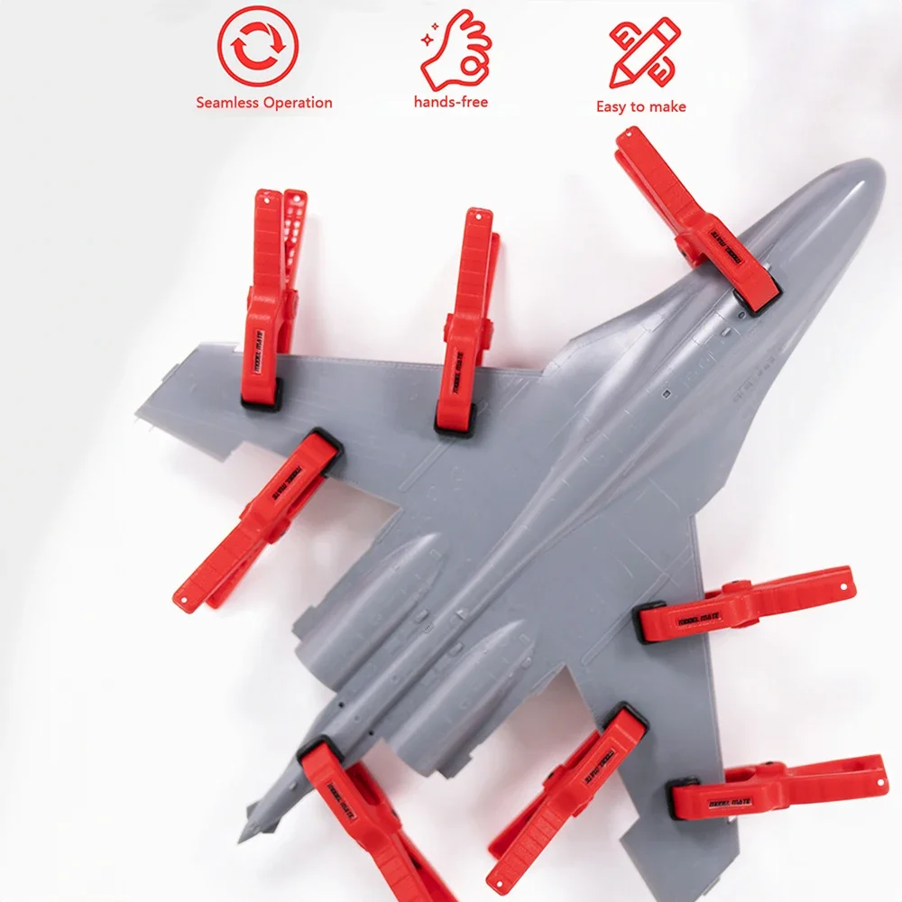 Auxiliary Clamps 2pcs Seamless Silicone Anti-Slip Pad For Hobby Model Craft DIY