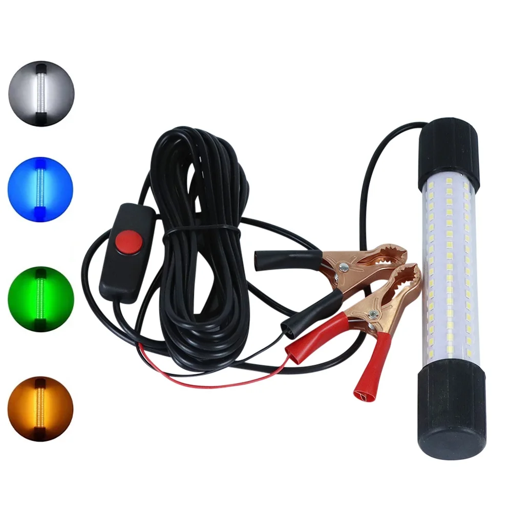10 Luci LED Pesca Subacquea Impermeabili 25x45mm - Lampeggianti Per Tonno E Pesce Spada, Autonomi - 4