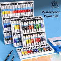 Winsor & Newton 36 Colors Professional Watercolor Paint Set Pigment 10ML Water Colors Painting Art Supplies For Artists 1