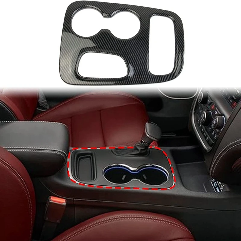 

Central Control Gear Shift Panel Trim Interior Parts Accessories For Dodge Durango 2018 2019 2020 ABS Carbon Fiber