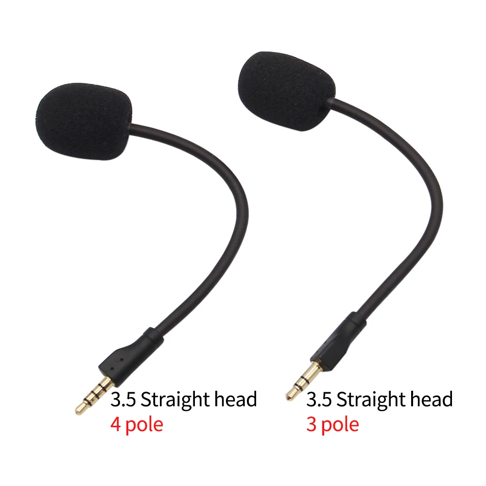 Replacement 3.5mm Microphone for Logitech G Pro X for Steelseries Headphones E-Sports Game Headset Mic for Steelseies Headphones