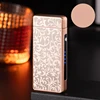 Gold Extra Large Arc Ciga Lighter USB Charging Lighter Plasma Cigar Lighter Windproof Flame Electronic Lighter 6