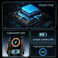 Car Smart Sensing Automatic Clamping Mounts for Samsung IPhone Xiaomi Phone Holder Wireless Charger Mounts 15W/66W Fast Charging 5