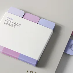 Colorful Rounded Corner Sticky Notes for Organization and Labeling (PURPLE)