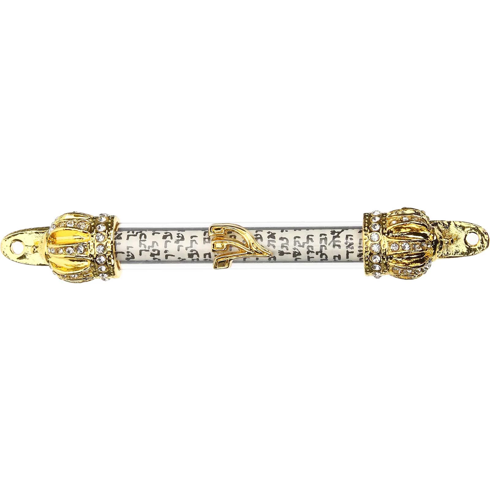 

Metal Mezuzah Scroll Crown Jewish Door Mezuza Door Side Mezuzah Religious Plaque Classic Israel Judaica Israel Gift Home