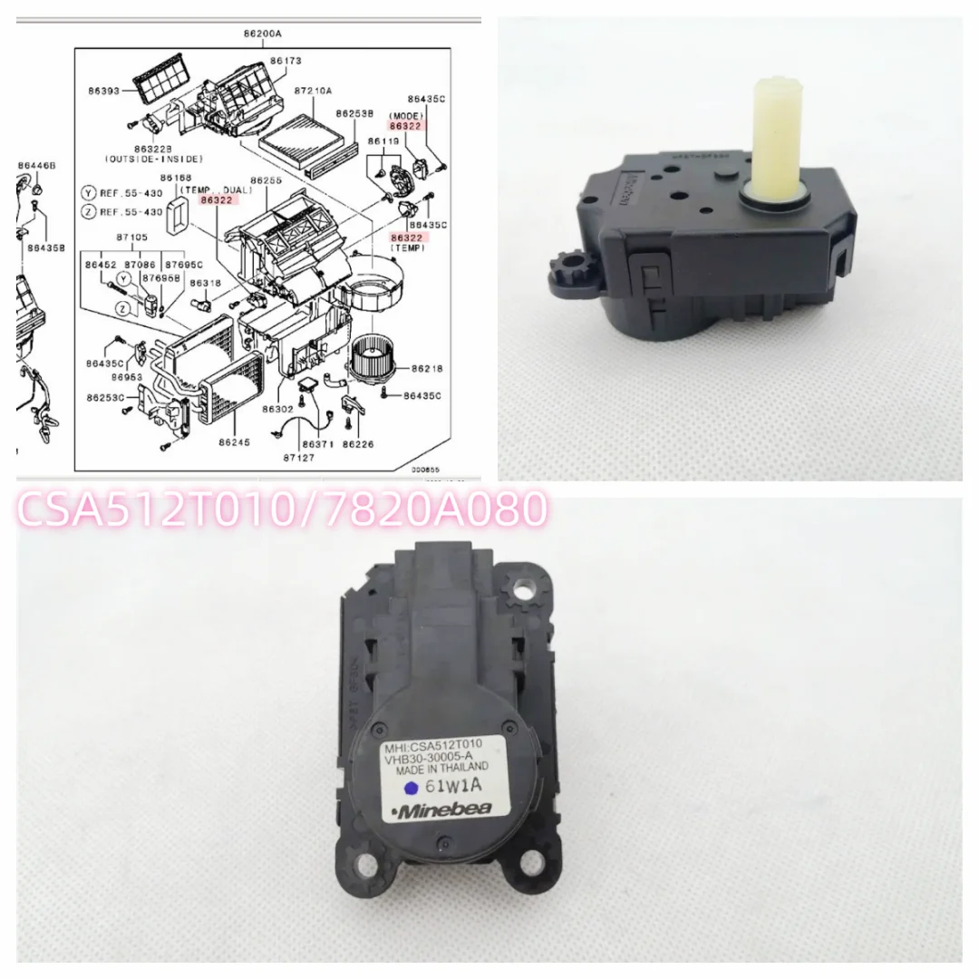 Evaporator Warm Wind Motor Actuator Evaporator Actuator Air