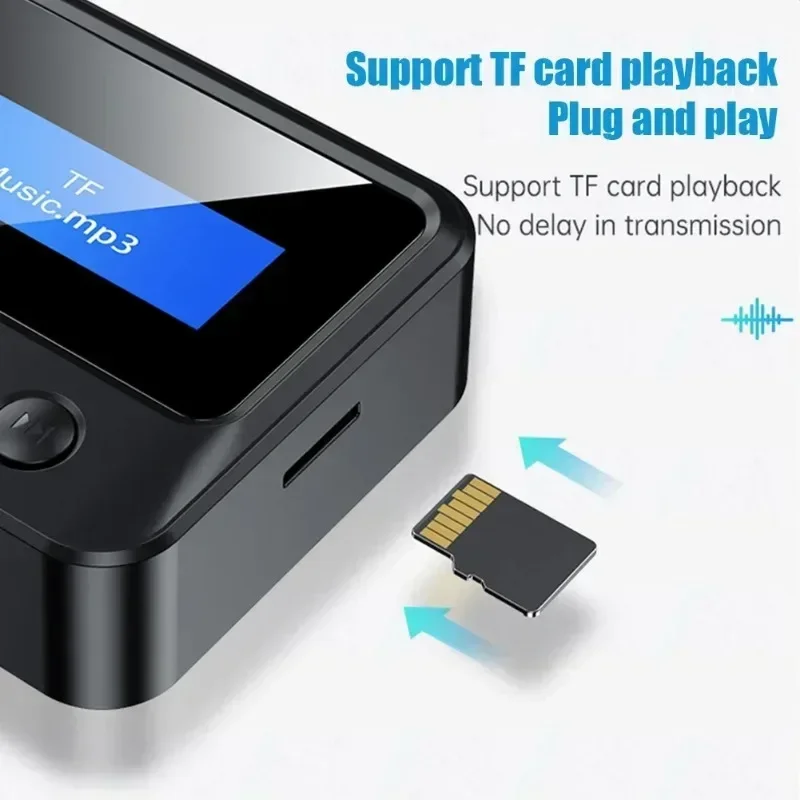 Bluetooth Audio Receiver Transmitter 5.0 EDR Wireless Adapter USB Dongle 3.5mm AUX RCA for TV PC Headphones Home Stereo Car HIFI bluetooth transceiver adapter bluetooth aux adaptor bluetooth audio receiver bluetooth adapter audio adapter