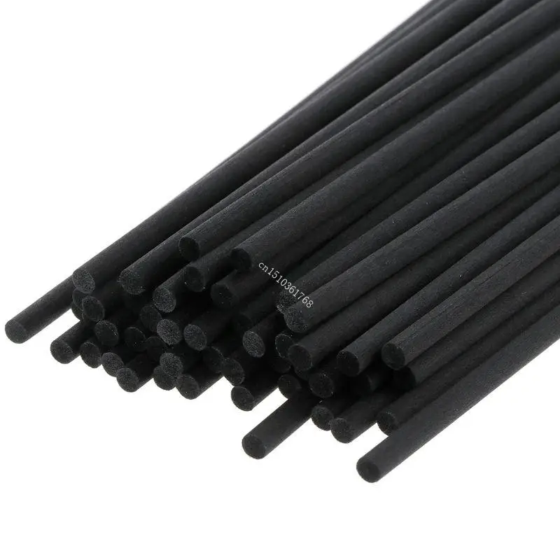 50pcs 4mm Diffuser Replacement DIY Handmade Home Decor for Extra Thick Rattan Oil Diffuser Refill Sticks 517C 4