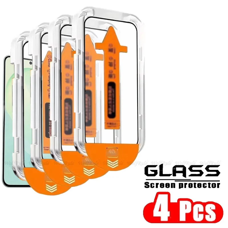 Premium Tempered Glass Screen Protector for Samsung Galaxy S26 FE - Full Cover, 9H Hardness, Dust-Free