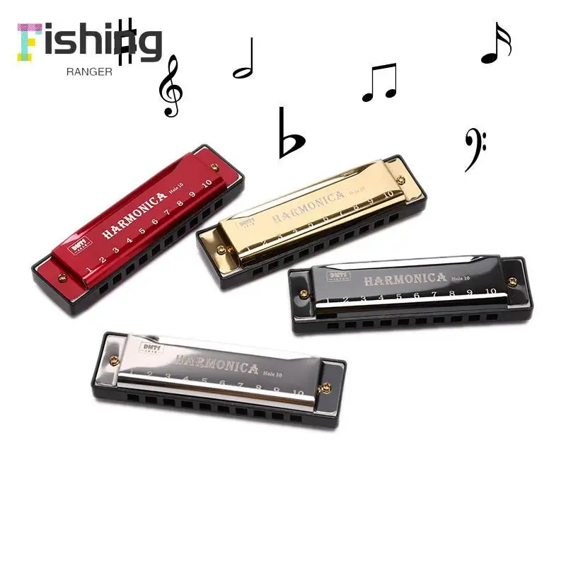 

10 Hole Harmonica Mouth Organ Puzzle Musical Instrument Beginner Teaching