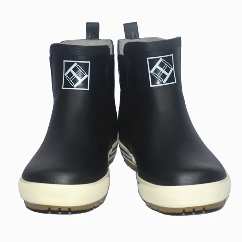 Nieuwe Regenlaarzen Mannen Rubberen Overschoenen Waterdichte Rubberlaarzen  Boot Met Lage Korte Buis Vissen Laarzen En Reflecterende Bot In Nacht
