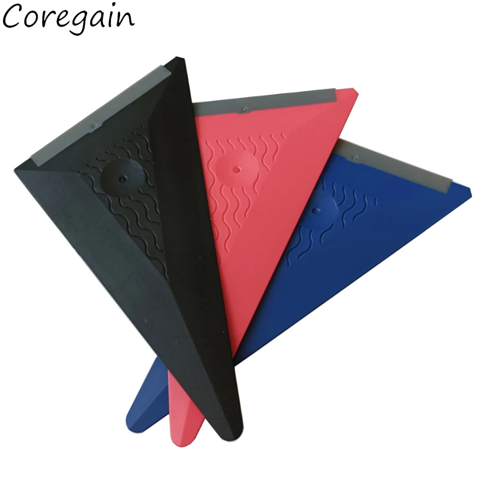 Window Tinting Car Wrap Squeegee Silicone Rubber Windshield Glass Scraper Carbon Fiber Covering Film Vinyl Applicator Tool vinyl squeegee window tinting squeegee automotive film tools