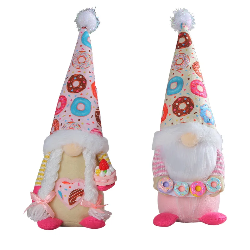 Christmas Faceless Donut Doll Elderly Dwarf Doll Pointed Hat Party Decorations christmas decorations