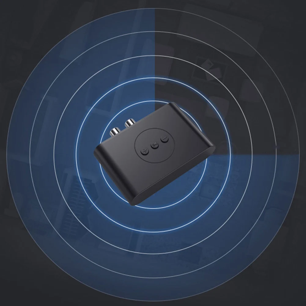 오디오 수신기 U 디스크 RCA 3.5mm AUX NFC 블루투스 호환5.2 스테레오 음악 수신기 자동차용 USB 플래시 드라이브 재생 지원