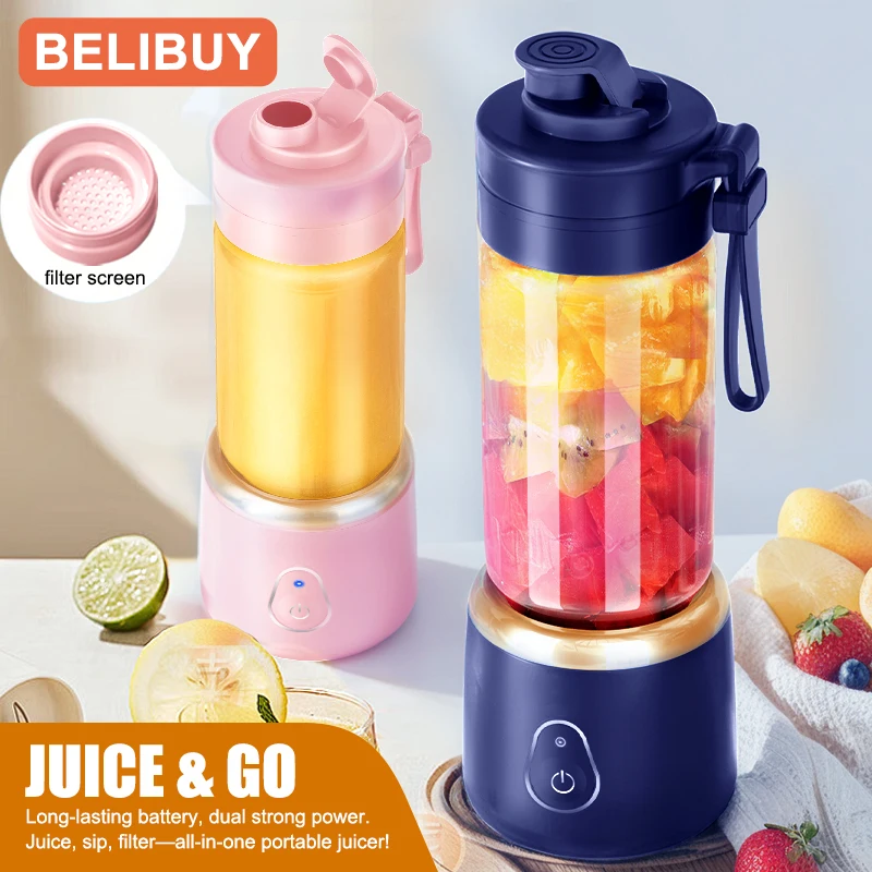 Portable Electric Juicer USB Charging Orange Lemon Fruit Blender Mini Household Juice Squeezer Mixer Citrus Juicer for Travel 3