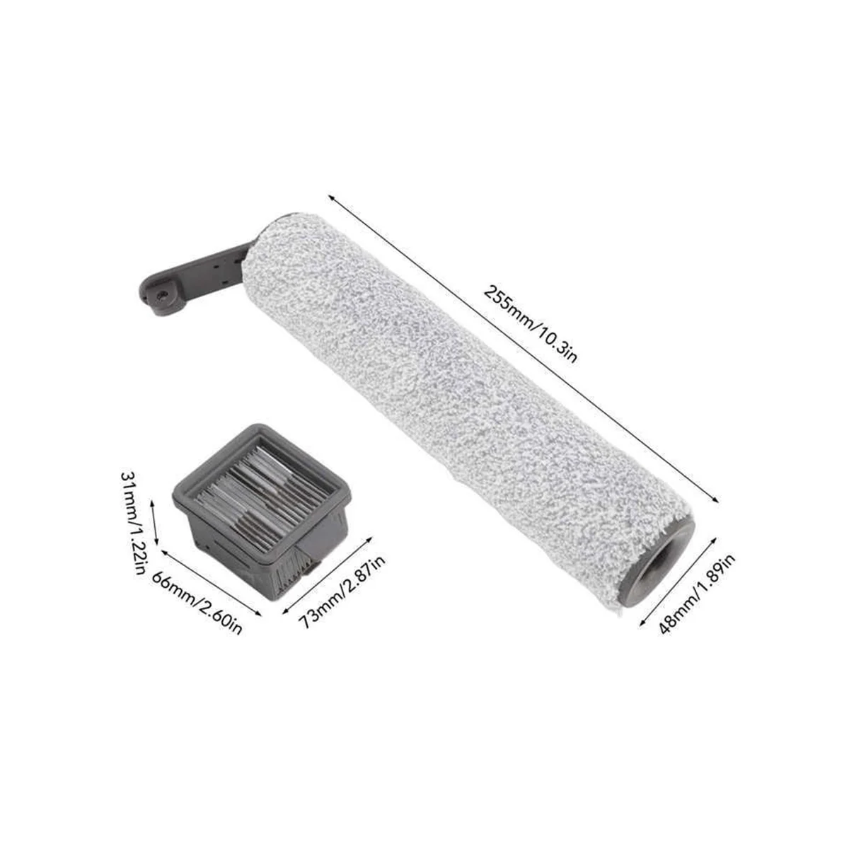 Roller Brush for Dreame H12 / H12 / H12S Max Hepa Filter Replacement Wet and Dry Vacuum Cleaner Accessories Spare Parts