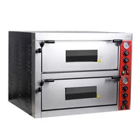 Pizza Oven 500 Degree Commercial Professional Single-Layer Baking Electric Bread Double Large Food Equipments Toast 1