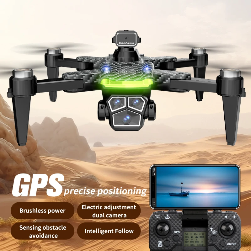 

Дрон с двойной камерой S196/S196GPS 6K HD, 7,4 В