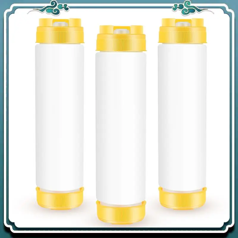 Squeeze Bottle Inverted Plastic Squeeze Bottles 16Oz Refillable Tip Large Valve Dispenser Condiment For Sauces Ketchup