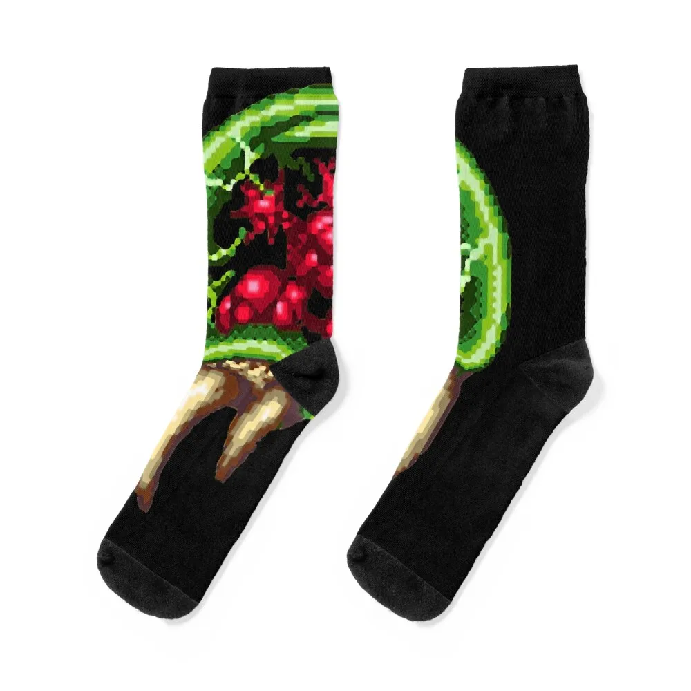 

Super Metroid - Giant Metroid Socks Novelties funny gift gift Stockings compression Socks Woman Men's