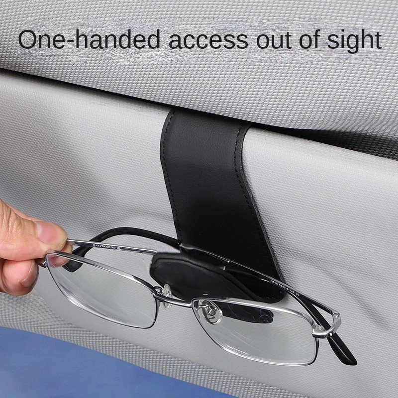 Car Glasses Clip Car Auto Sun Visor Glasses Universal Sunglasses Clip Holder Stand Fastener Pen Case Eyeglasses Car Accessories