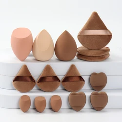 Spring Beauty Set: 15 Cans, Powder and Cushion Puffs, Makeup Eggs, and Foundation Blend Collection (G)