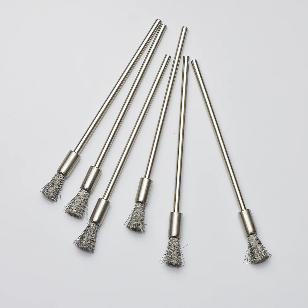 3/6/10pcs/set Stainless Steel Wire Wheel Brush Dremel Rotary Tool for