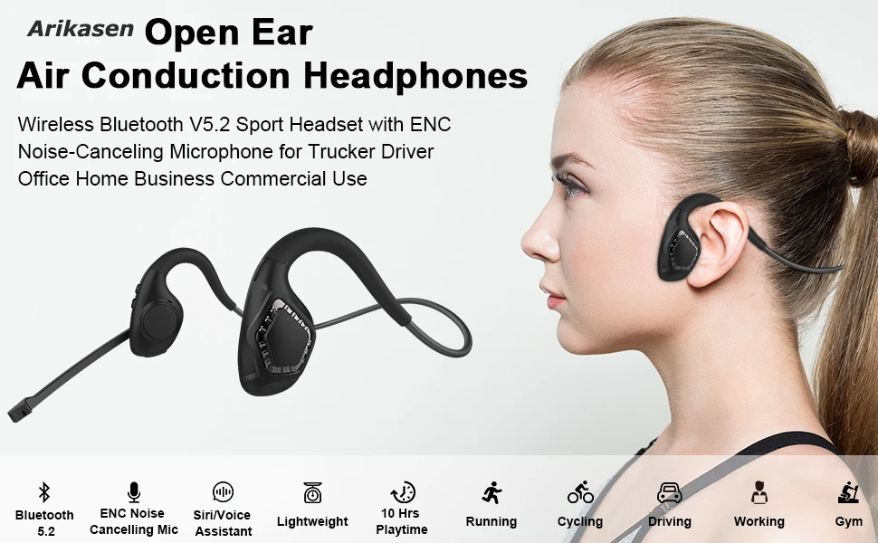 Headsets With Microphone Open Ear Wireless Bluetooth Noise Cancelling Air Conduction Headphones For Office_voghion.com