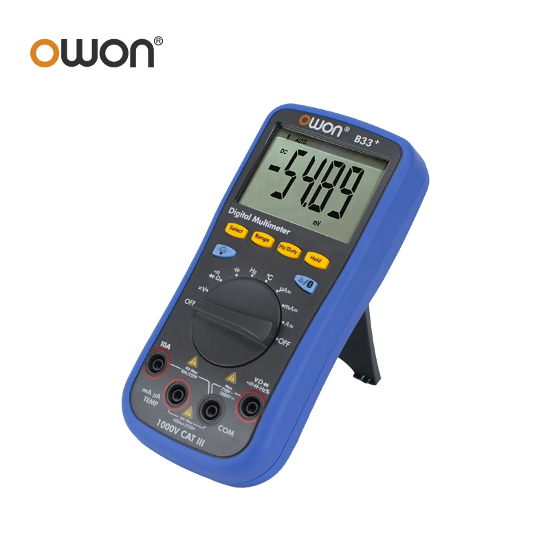 OWON B33+ D33 Multifunctional digital multimeter 3 in 1 datalogger multimeter temperature meter With Bluetooth Speech extract digital multimeter