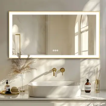 Large LED Vanity Mirror - Image 2