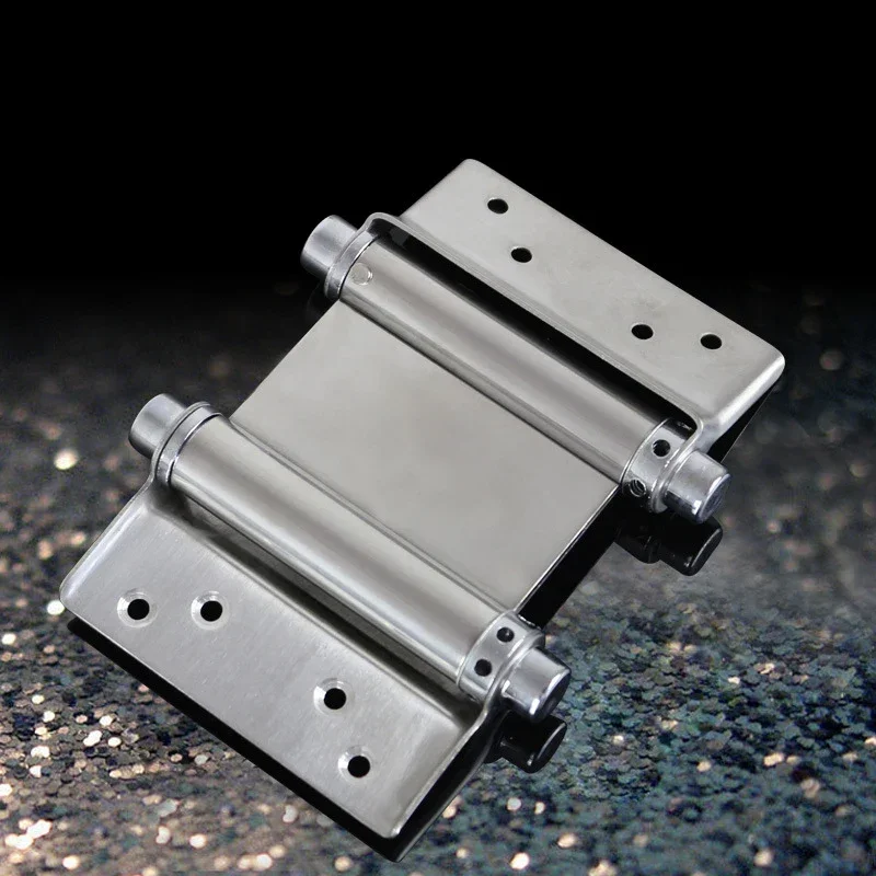 Double open spring 3 inch / 4 inch / 5 hinge Stainless steel two way free door hinge cowboy door fence dedicated