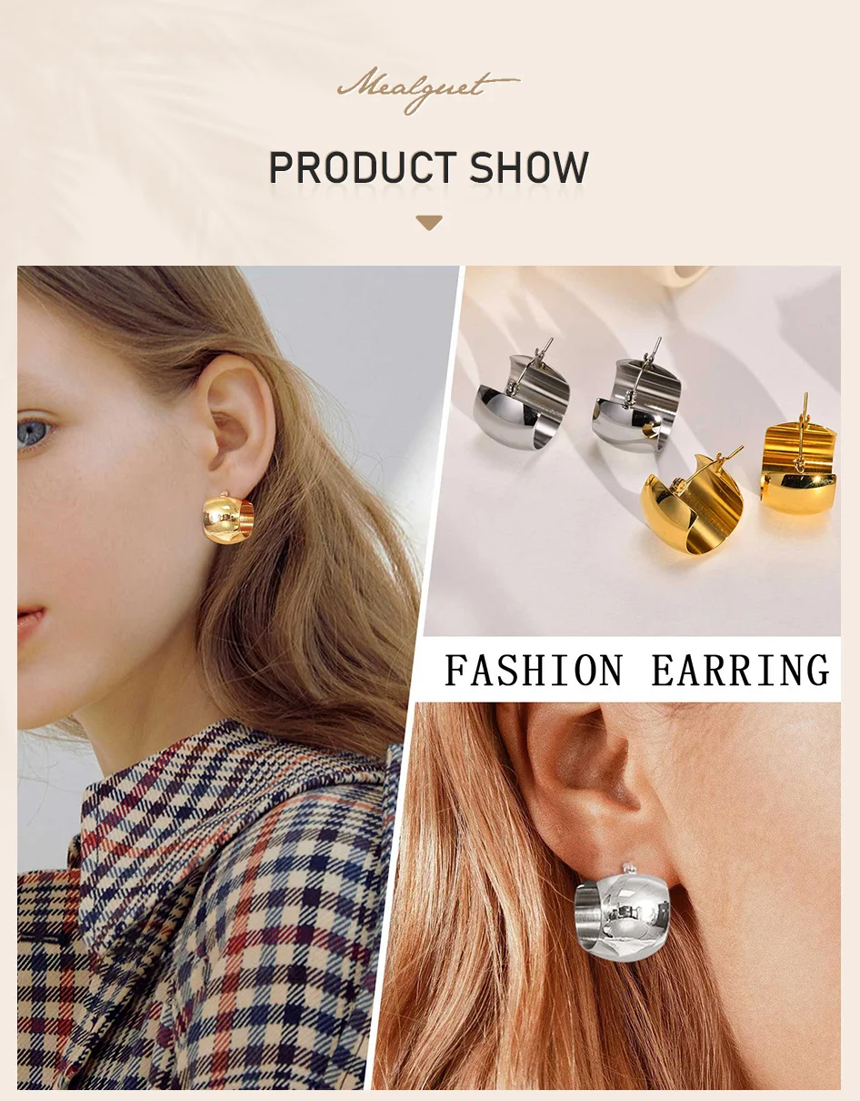 使い道色々！いびつなフープピアス ONDULEES ゴールド hum ハム HUMETE 'CLASSIC' PIERCED EARRINGS [et-P95s] ピアス