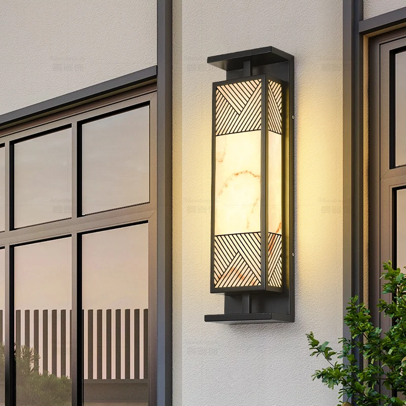 Modern Chinese Waterproof Outdoor Wall Lamp 1