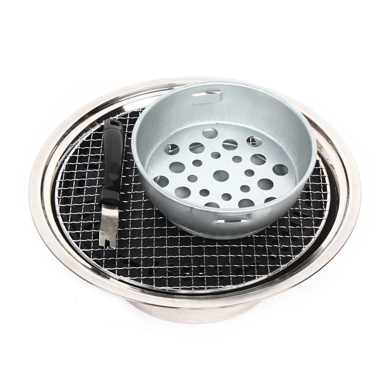Japanese Korean Stainless Steel Hibachi BBQ Grill Cooker Portable Outdoor & Indoor Barbecue Stove