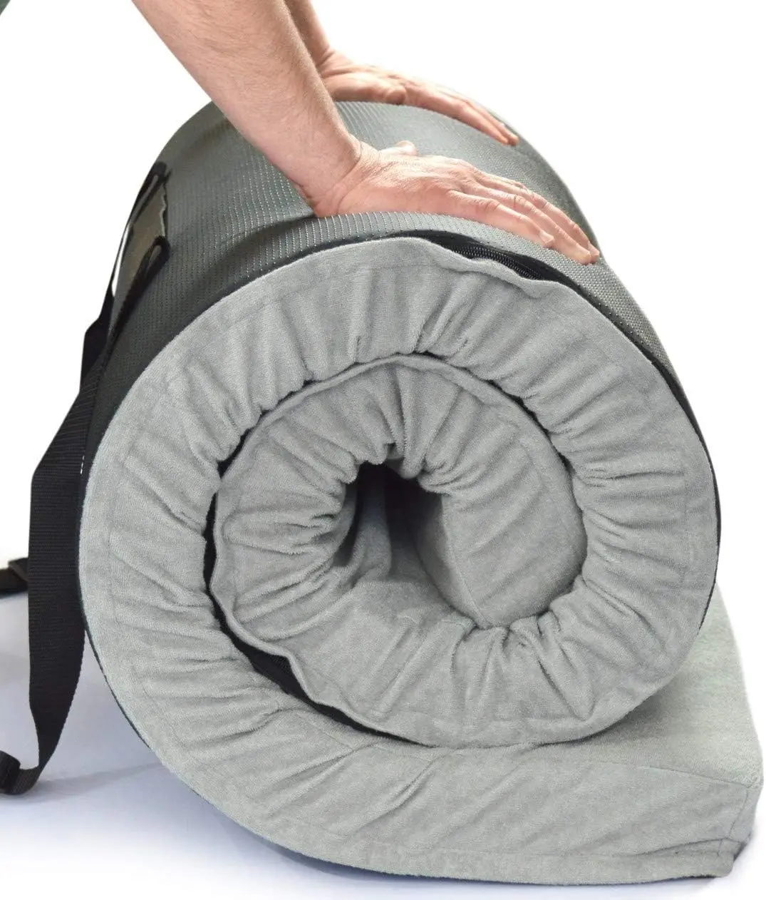 Portable Floor Mattress & Guest Bed 3" CertiPUR-US Memory Foam Roll out in seconds Twin, Single, Kid Guest, C