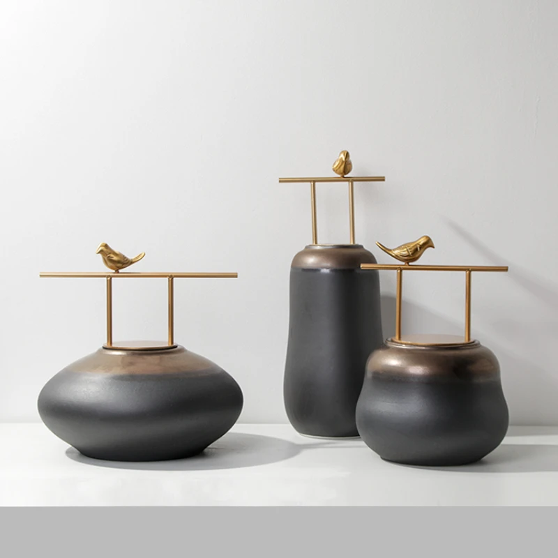 

ceramic storage tank decoration sample room, hallway, wine cabinet decoration, study, antique shelf cabinet decoration